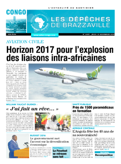 Les Dépêches de Brazzaville : Édition brazzaville du 12 novembre 2015