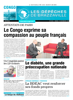 Les Dépêches de Brazzaville : Édition brazzaville du 17 novembre 2015