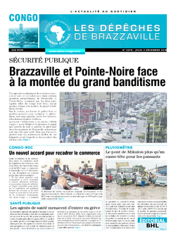 Les Dépêches de Brazzaville : Édition brazzaville du 03 décembre 2015