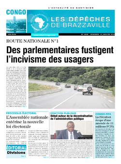 Les Dépêches de Brazzaville : Édition brazzaville du 15 janvier 2016