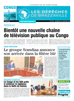 Les Dépêches de Brazzaville : Édition brazzaville du 20 janvier 2016