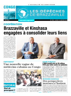Les Dépêches de Brazzaville : Édition brazzaville du 21 janvier 2016