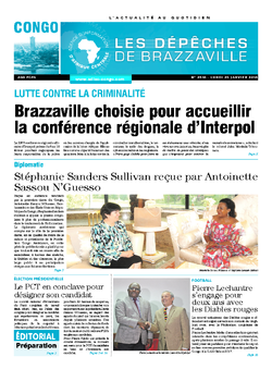Les Dépêches de Brazzaville : Édition brazzaville du 25 janvier 2016