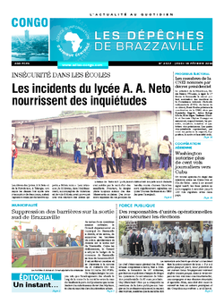 Les Dépêches de Brazzaville : Édition brazzaville du 18 février 2016