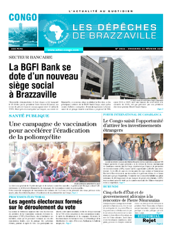 Les Dépêches de Brazzaville : Édition brazzaville du 26 février 2016