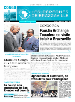 Les Dépêches de Brazzaville : Édition brazzaville du 01 mars 2016