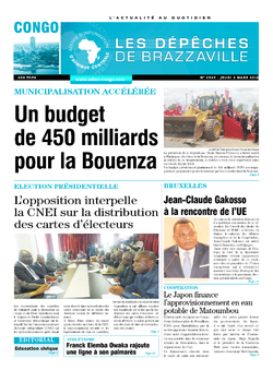 Les Dépêches de Brazzaville : Édition brazzaville du 03 mars 2016
