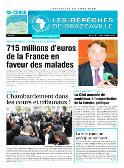 Les Dépêches de Brazzaville : Édition kinshasa du 03 mars 2016