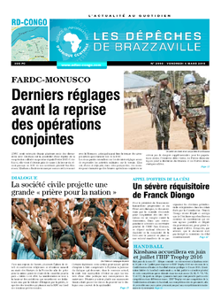 Les Dépêches de Brazzaville : Édition kinshasa du 04 mars 2016
