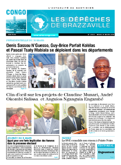 Les Dépêches de Brazzaville : Édition brazzaville du 08 mars 2016