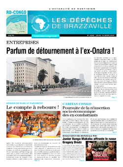 Les Dépêches de Brazzaville : Édition kinshasa du 10 mars 2016