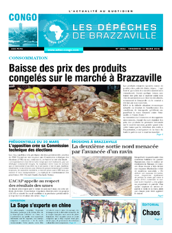 Les Dépêches de Brazzaville : Édition brazzaville du 11 mars 2016