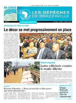 Les Dépêches de Brazzaville : Édition kinshasa du 11 avril 2016