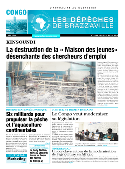 Les Dépêches de Brazzaville : Édition brazzaville du 14 avril 2016