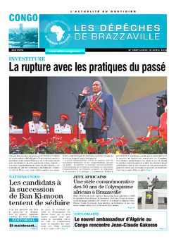 Les Dépêches de Brazzaville : Édition brazzaville du 18 avril 2016