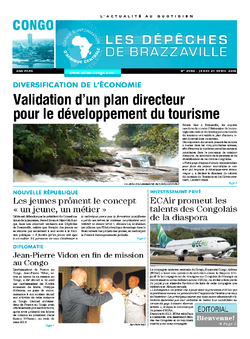 Les Dépêches de Brazzaville : Édition brazzaville du 21 avril 2016