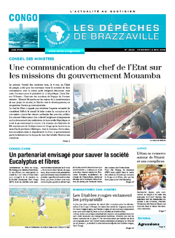Les Dépêches de Brazzaville : Édition brazzaville du 06 mai 2016