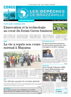 Les Dépêches de Brazzaville : Édition brazzaville du 17 mai 2016