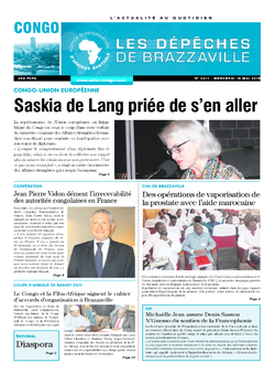 Les Dépêches de Brazzaville : Édition brazzaville du 18 mai 2016