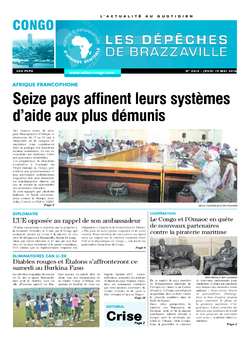 Les Dépêches de Brazzaville : Édition brazzaville du 19 mai 2016