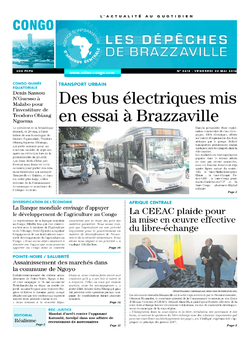 Les Dépêches de Brazzaville : Édition brazzaville du 20 mai 2016