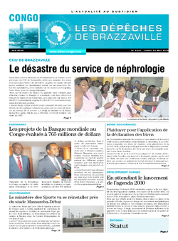 Les Dépêches de Brazzaville : Édition brazzaville du 23 mai 2016