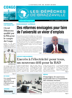 Les Dépêches de Brazzaville : Édition brazzaville du 27 mai 2016
