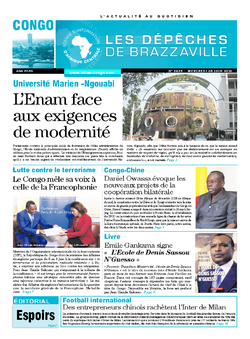 Les Dépêches de Brazzaville : Édition brazzaville du 08 juin 2016