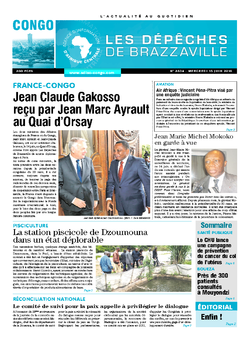 Les Dépêches de Brazzaville : Édition brazzaville du 15 juin 2016