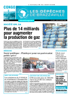 Les Dépêches de Brazzaville : Édition brazzaville du 16 juin 2016