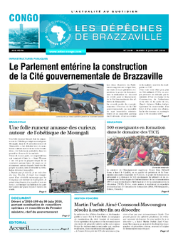 Les Dépêches de Brazzaville : Édition brazzaville du 05 juillet 2016