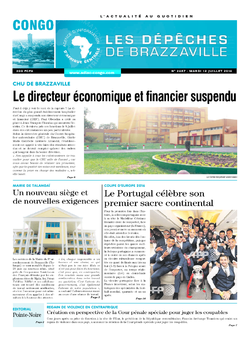 Les Dépêches de Brazzaville : Édition brazzaville du 12 juillet 2016
