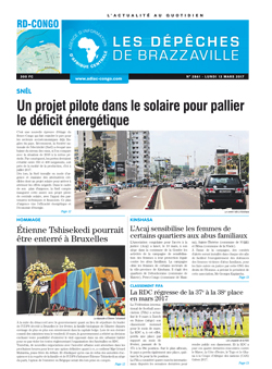 Les Dépêches de Brazzaville : Édition kinshasa du 13 mars 2017