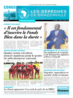 Les Dépêches de Brazzaville : Édition brazzaville du 06 mars 2017