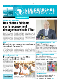 Les Dépêches de Brazzaville : Édition brazzaville du 23 mars 2017