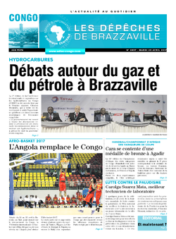 Les Dépêches de Brazzaville : Édition brazzaville du 25 avril 2017