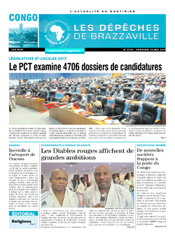 Les Dépêches de Brazzaville : Édition brazzaville du 26 mai 2017