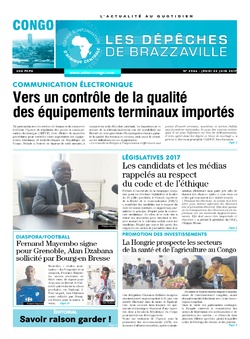 Les Dépêches de Brazzaville : Édition brazzaville du 22 juin 2017