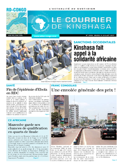 Les Dépêches de Brazzaville : Édition le courrier de kinshasa du 04 juillet 2017