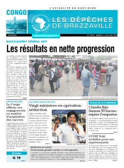 Les Dépêches de Brazzaville : Édition brazzaville du 11 juillet 2017