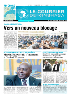 Les Dépêches de Brazzaville : Édition le courrier de kinshasa du 26 juillet 2017