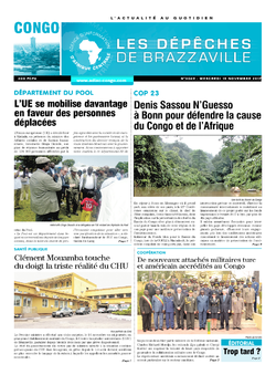 Les Dépêches de Brazzaville : Édition brazzaville du 15 novembre 2017