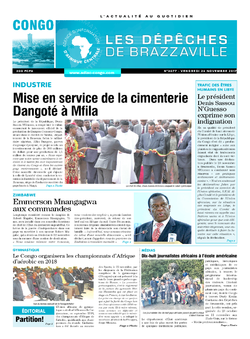 Les Dépêches de Brazzaville : Édition brazzaville du 24 novembre 2017
