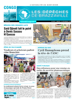 Les Dépêches de Brazzaville : Édition brazzaville du 19 décembre 2017