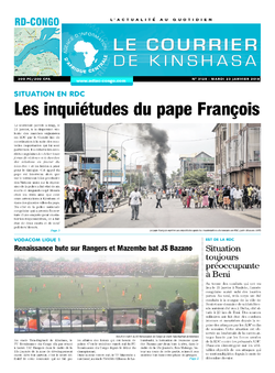 Les Dépêches de Brazzaville : Édition le courrier de kinshasa du 23 janvier 2018