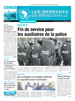 Les Dépêches de Brazzaville : Édition brazzaville du 12 février 2018