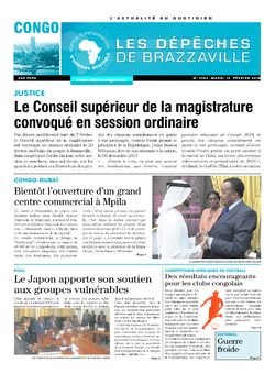 Les Dépêches de Brazzaville : Édition brazzaville du 13 février 2018