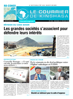 Les Dépêches de Brazzaville : Édition le courrier de kinshasa du 21 février 2018