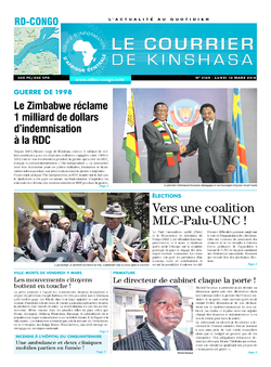 Les Dépêches de Brazzaville : Édition le courrier de kinshasa du 12 mars 2018