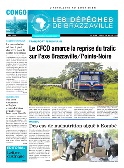 Les Dépêches de Brazzaville : Édition brazzaville du 15 mars 2018